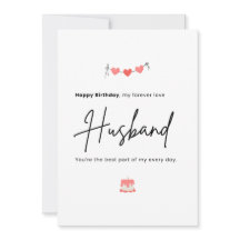 Simple Anniversaire Minimaliste Mari