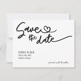 Carte simple de sauvegarde de la date