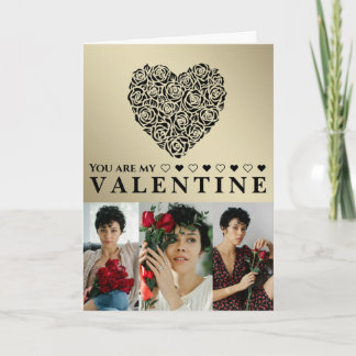 Carte Simple Elegant Photo Valentine's day