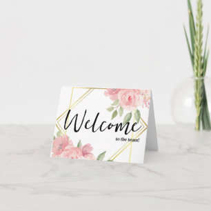 Carte Simple et personnalisé Elégant Bienvenue dans l'éq