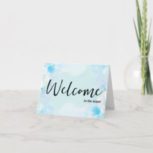 Carte Simple et personnalisé Elégant Bienvenue dans l'éq