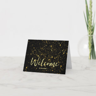 Carte Simple et personnalisé Elégant Bienvenue dans l'éq