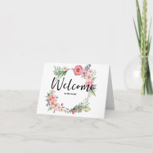 Carte Simple et personnalisé Elégant Bienvenue dans l'éq