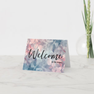 Carte Simple et personnalisé Elégant Bienvenue dans l'éq
