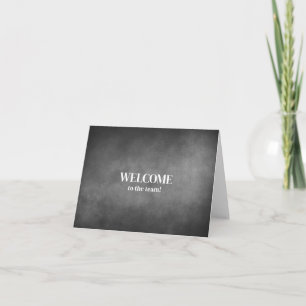 Carte Simple et personnalisé Elégant Bienvenue dans l'éq