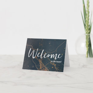 Carte Simple et personnalisé Elégant Bienvenue dans l'éq