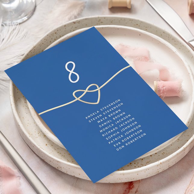 Carte Simple Mariage Bleu (Créateur téléchargé)