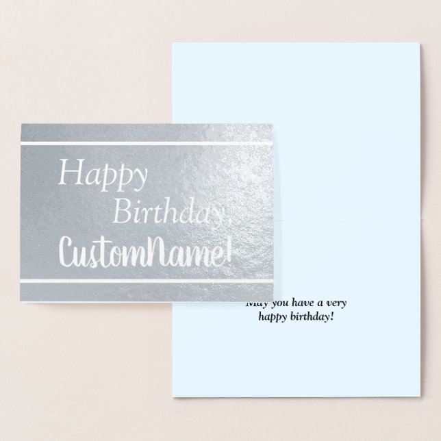 Carte simple, minimale et simple "Joyeux anniversa (Affichage)