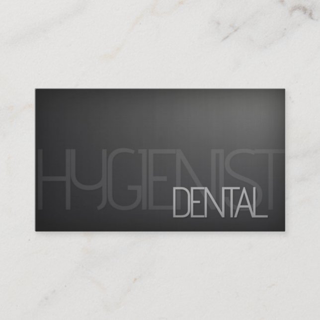 Carte simple Motif soyeux Hygiéniste dentaire (Devant)