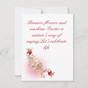 Carte simple pour fêtes annuelles