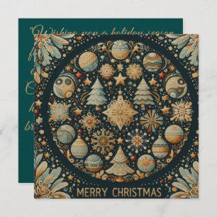 Carte simple pour les fêtes