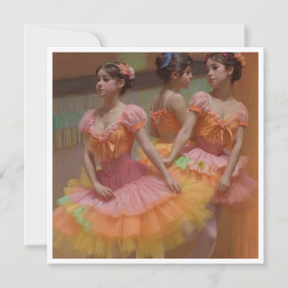 Carte Sinfonía de bailarinas