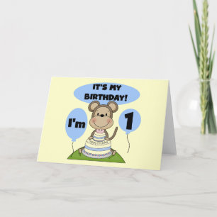 Carte Singe Anniversaire Garçon 1er