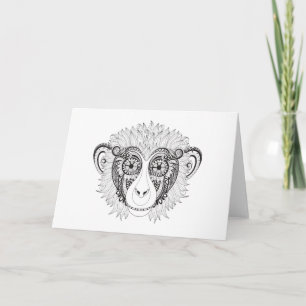 Carte Singe inspiré