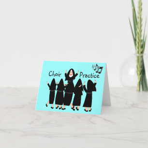 Carte Singing Nuns "Choir Practice" Note Cards-Adallant