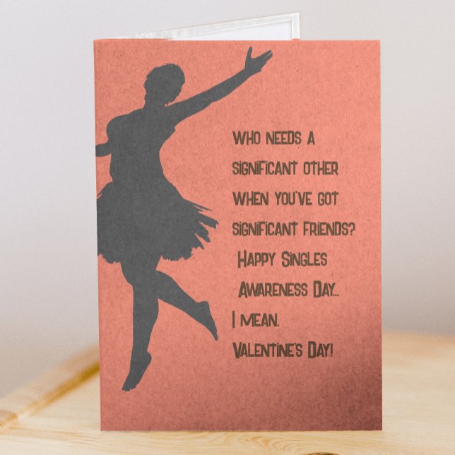 Carte Singles Awareness Day - Funny Valentine's Day Card (Singles Awareness Day - Funny Valentine's Day Card
)