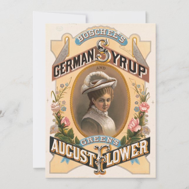Carte Sirop allemand de Boschee et fleurs d’août de Gree (Devant)