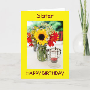 CARTE SIS, MEILLEUR AMI, CONFIDANTE/AMOUR À L'ANNIVERSAI