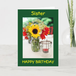 CARTE SIS, MEILLEUR AMI, CONFIDANTE/AMOUR À L'ANNIVERSAI