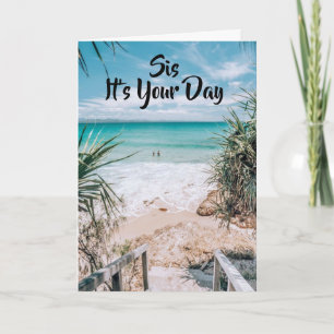 CARTE **SIS** SUNSHINE / BLUE SKIES BIRTHDAY WISHES