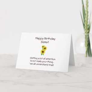 Carte Sister Birthday Card