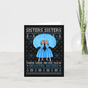 Carte Sisters White Xmas Snow Christmas Movie 1954 Holid