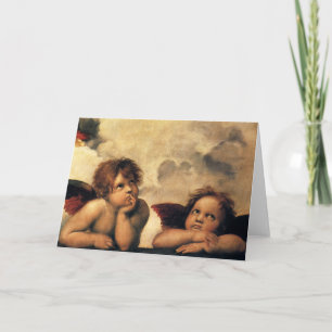 Carte Sistine Madonna Angels par Raphael Sanzio