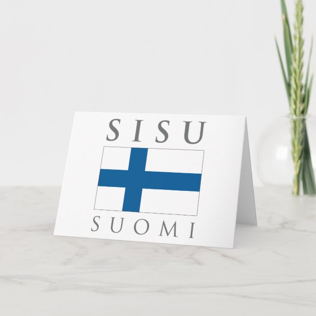 Carte Sisu Suomi (Devant)