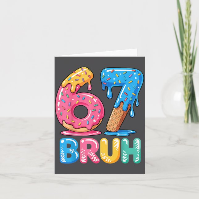 Carte Six Ice Bruh Cream Seven Drip 67 Tee (Devant)