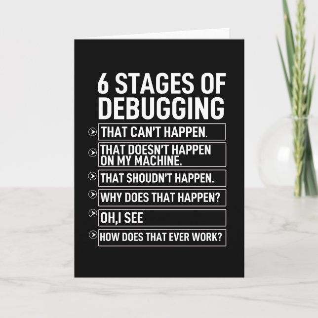 Carte Six Niveaux De Dépannage (Devant)