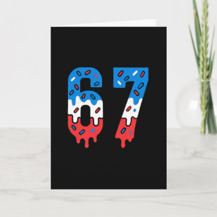 Carte Six Seven Drippy Ice Cream Sports 67 Cool Meme Hom