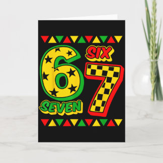 Carte Six Seven Mois de l'histoire des Noirs 6 7 Mois de