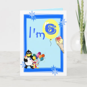 Carte Sixième anniversaire