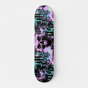 Carte Skateboard de graffiti pour le crâne alterna