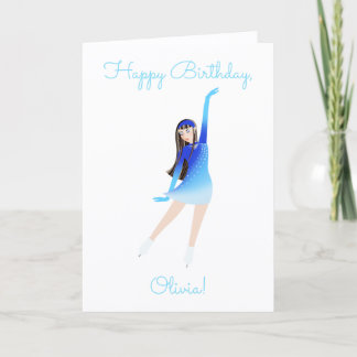 Carte Skater Folded Greeting Card