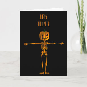 Carte Skeleton Dancing Deuxième position Flat