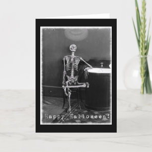 Carte Skeleton d'Halloween