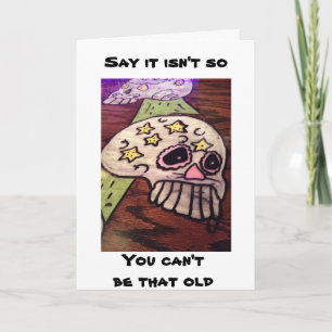 CARTE SKELETON EN COLÈRE DIT QUE VOUS NE POUVEZ PAS ÊTRE