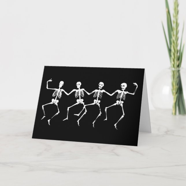 Carte Skeletons de danse II (Devant)