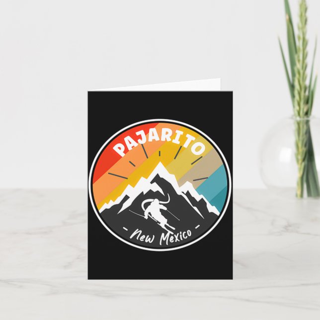 Carte Ski à Pajarito Nouveau-Mexique  (Devant)