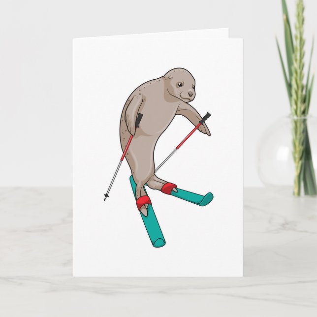 Carte Ski de Seal Skier (Devant)