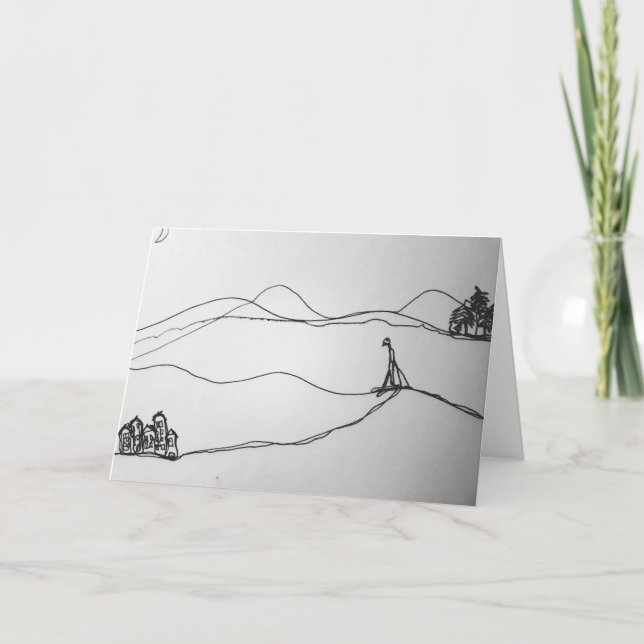 Carte Ski de vacances (Devant)