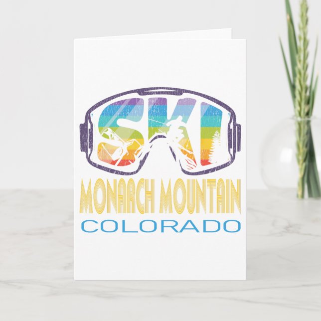 Carte Ski Monarch Mountain Colorado Vacances ski (Devant)