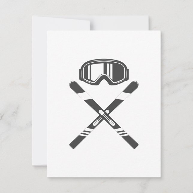 Carte Ski traversé (Devant)