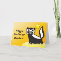 SKUNK mignon Kawaii sourire
