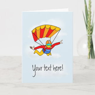 Carte Skydive - Add your own text!
