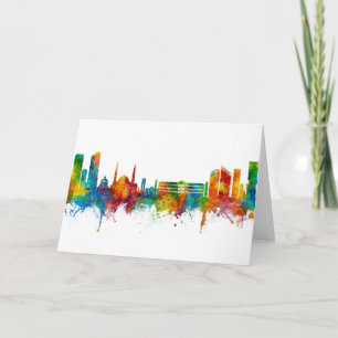 Carte Skyline Beyrouth Liban
