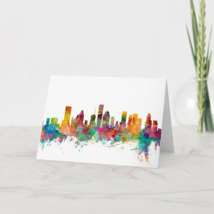 Carte Skyline de Houston