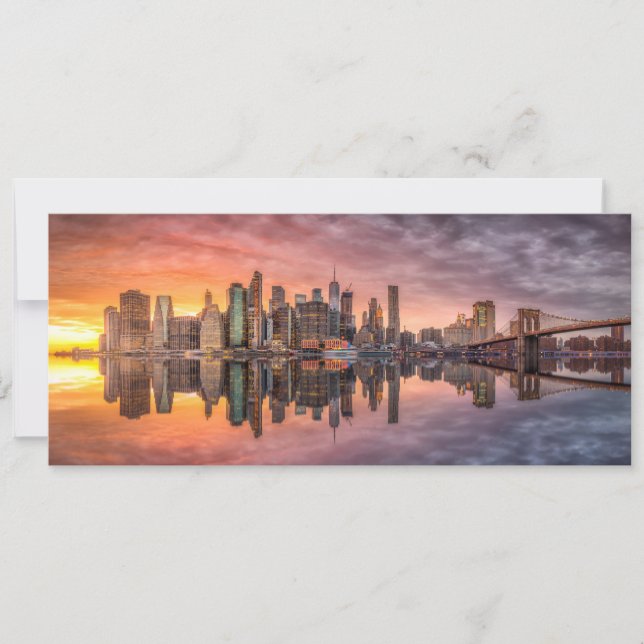 Carte Skyline de New York (Devant)