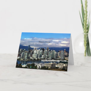 Carte Skyline de Vancouver, Canada